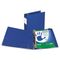 Samsill Clean Touch Antimicrobial Locking Round Ring Binder, 11 x 8-1/2, 2" Cap, DK Blue SAM14362