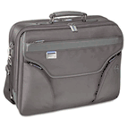 Samsill Microsoft Portfolio Zippered Portfolio Poly, 15-1/2 x 11-1/2 x 1-3/4, Black SAM39107