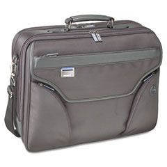 Samsill Microsoft Portfolio Zippered Portfolio Poly, 15-1/2 x 11-1/2 x 1-3/4, Black SAM39107