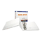 Samsill Nonstick D-Ring View Binder, 5" Capacity, White SAM16407