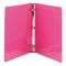 Samsill Presentation View Binder, Round Ring, 11 x 8-1/2, 1" Capacity, Berry, 2/Pack SAMU86376