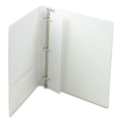 Samsill Top Performance DXL Insertable Angle-D Binder, 1" Capacity, White SAM17737