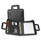 Samsill Vinyl Multi-Ring Zippered Portfolio, Two-Part, 2" Cap, 12-1/2 x 14-1/2, Black SAM15670