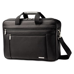 Samsonite 17" Two Gusset Briefcase, Ballistic Nylon, 17-3/4 x 4-1/2 x 12, Black SML432691041