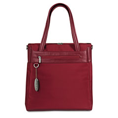 Samsonite Vertical Laptop Tote, Microfiber, 15 x 5-1/2 x 15-3/4, Ruby Red SML409571761