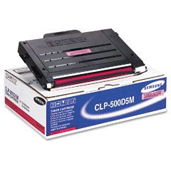 Samsung CLP500D5M Toner, 5000 Page-Yield, Magenta SASCLP500D5M