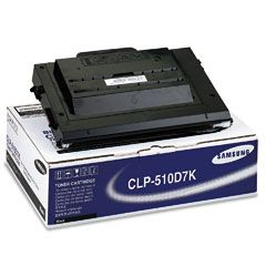 Samsung CLP510D7K High-Yield Toner, 7000 Page-Yield, Black SASCLP510D7K