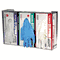San Jamar Clear Plexiglas Disposable Glove Dispenser, Three-Box, 18w x 3-3/4d x 10h SJMG0805