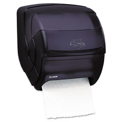 San Jamar Integra Lever Roll Towel Dispenser, 11 1/2 x 11.15 x 13 1/2, Black SJMT850TBK