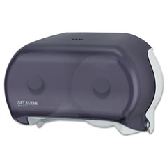 San Jamar Versatwin Tissue Dispenser, 8 x 5 3/4 x 12 7/10, Black SJMR3600TBK