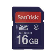 SanDisk SDHC Memory Card, 16GB SDISDB016GA11