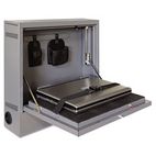 Sandusky Lee Wall-Mount Laptop Safe/Security Cabinet, 19-3/4w x 4-3/4d x 15-3/4h, Charcoal METWLAP2016