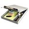 Saunders Storage Clipboard, 1/2" Capacity, 8-1/2w x 12h, Gray SAU00901