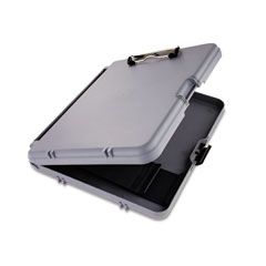 Saunders WorkMate Storage Clipboard, 1/2" Capacity, Holds 8-1/2w x 11h, Charcoal/Gray SAU00470