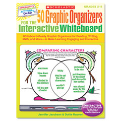 Scholastic Graphic Organizers for Interactive Whiteboard, Grades 2-5, 112 pgs, CD SHS0545207150