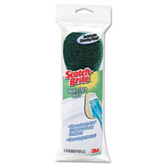 Scotch-Brite Refill Sponge Heads for Heavy-Duty Dishwand, 2/Pack MMM48112