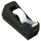 Scotch Desktop Tape Dispenser, 1" core, Weighted Non-Skid Base, Black MMMC38BK