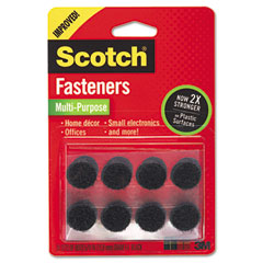 Scotch Hook and Loop Fasteners, 5/8" Squares, White MMMRF7060X