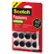 Scotch Hook and Loop Fasteners, 5/8" Squares, White MMMRF7060X