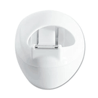 Scotch Karim Tape Dispenser with Magic Tape, 1" Core, White MMMC36W