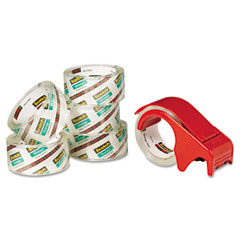Scotch Moving & Storage Tape, 1.88" x 54.6 yards, 3" Core, Clear, 6 Rolls/Pack MMM36506DP3