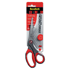 Scotch Precision Scissors, Pointed, 8" Length, 3-1/8" Cut, Gray/Red MMM1448B