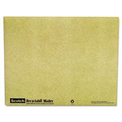 Scotch Recyclable Padded Mailer, #2, Green, 10/Pack MMM6914