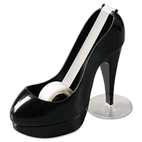 Scotch Shoe Tape Dispenser, Black Stiletto, 1" Core MMMC30SHOEB