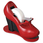 Scotch Shoe Tape Dispenser, Red High Heel, 1" Core MMMC30SHOE