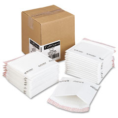 Sealed Air Jiffy TuffGard Self-Seal Cushioned Mailer, Side Seam, 7 1/4 x 8, White, 25/Box SEL24300