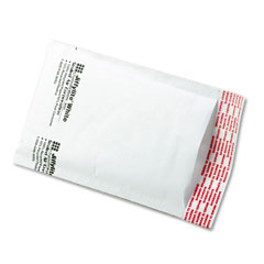 Sealed Air Jiffylite Self-Seal Mailer, Side Seam, #000, 4 x 8, White, 500/Carton SEL59553