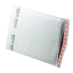 Sealed Air Jiffylite Self-Seal Mailer, Side Seam, #5, 10 1/2 x 16, White, 100/Carton SEL39261
