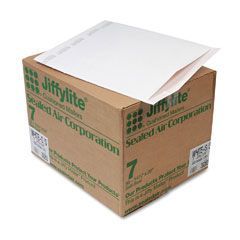 Sealed Air Jiffylite Self-Seal Mailer, Side Seam, #7, 14 1/4 x 20, White, 50/Carton SEL39263