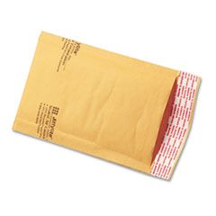 Sealed Air Self-Seal Cushioned Mailer, Size 000, 4 x 8, 500/Case, Kraft SEL85628