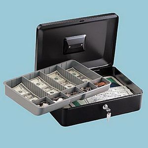 Sentry CB-14 SENCB14 14" Safebox, 14-3/16w x 10-1/32d x 4-1/2h, Black