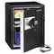 Sentry Safe Water Resistant Safe, 2 ft3, 18-19/32w x 19-5/16d x 23-3/4h, Black/Silver SENQE5541