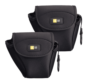 Set of 2 Case Logic CHC-101 Compact System Camera Day Holster (Black)