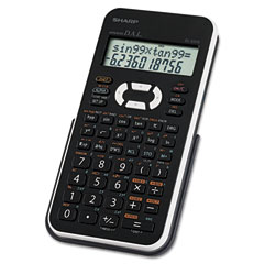 Sharp EL-531XBWH Scientific Calculator, 12-Digit LCD, Black/White SHREL531XBWH