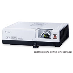 Sharp PG-D3050W WXGA DLP Multimedia Projector, 3000 Lumens SHRPGD3050W
