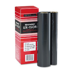 Sharp UX15CR Ribbon Cartridge, Black SHRUX15CR