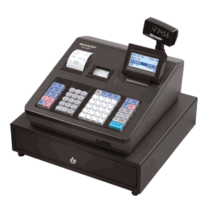 Sharp Xe-A407 Thermal 99 Dept Cash Register refurbished