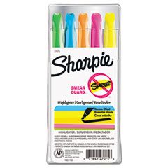 Sharpie Accent Accent Pocket Style Highlighter, Chisel Tip, Assorted Colors, 5/Set SAN27075