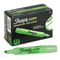 Sharpie Accent Accent Tank Style Highlighter, Chisel Tip, Fluorescent Green, 12/Pk SAN25026