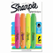 Sharpie Accent Jumbo Highlighters, Chisel Tip, Fluorescent Green/Orange/Pink/Yellow,4/Pk SAN1733165
