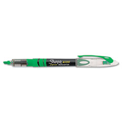 Sharpie Accent Liquid Pen Style Highlighter, Chisel Tip, Fluorescent Green, Dozen SAN1754468