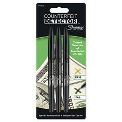 Sharpie Counterfeit Detector Pen, 3/Pack SAN1778830