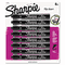 Sharpie Flip Chart Marker, Bullet Tip, Black, 8 per Card SAN1760445