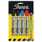 Sharpie King Size Markers, Chisel Tip, Blue/Red/Black, 4/Set SAN15674PP