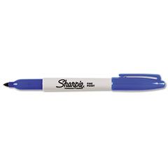 Sharpie Permanent Marker, Fine Point, Blue SAN30003EA