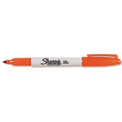 Sharpie Permanent Marker, Fine Point, Orange SAN30006EA